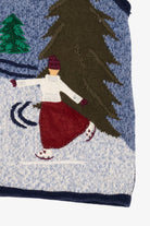 Vintage Bobbie Brooks Ice Skating Ugly Christmas Vest (1990s)