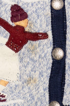 Vintage Bobbie Brooks Ice Skating Ugly Christmas Vest (1990s)