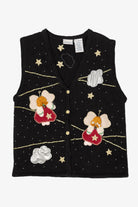 Vintage Bobbie Brooks Angels Ugly Christmas Vest (1990s)