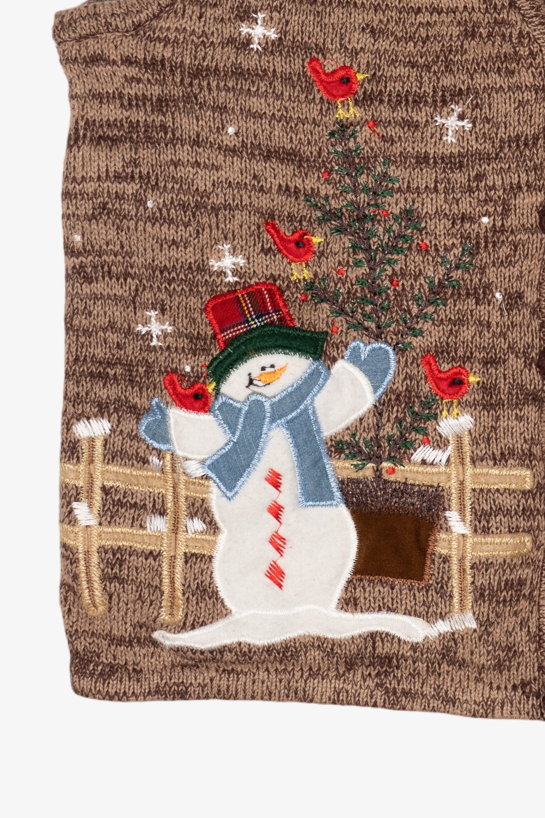 Vintage Kikit Studio North Pole Ugly Christmas Vest (1990s)