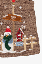Vintage Kikit Studio North Pole Ugly Christmas Vest (1990s)
