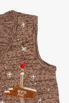 Vintage Kikit Studio North Pole Ugly Christmas Vest (1990s)