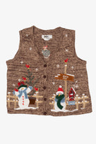 Vintage Kikit Studio North Pole Ugly Christmas Vest (1990s)