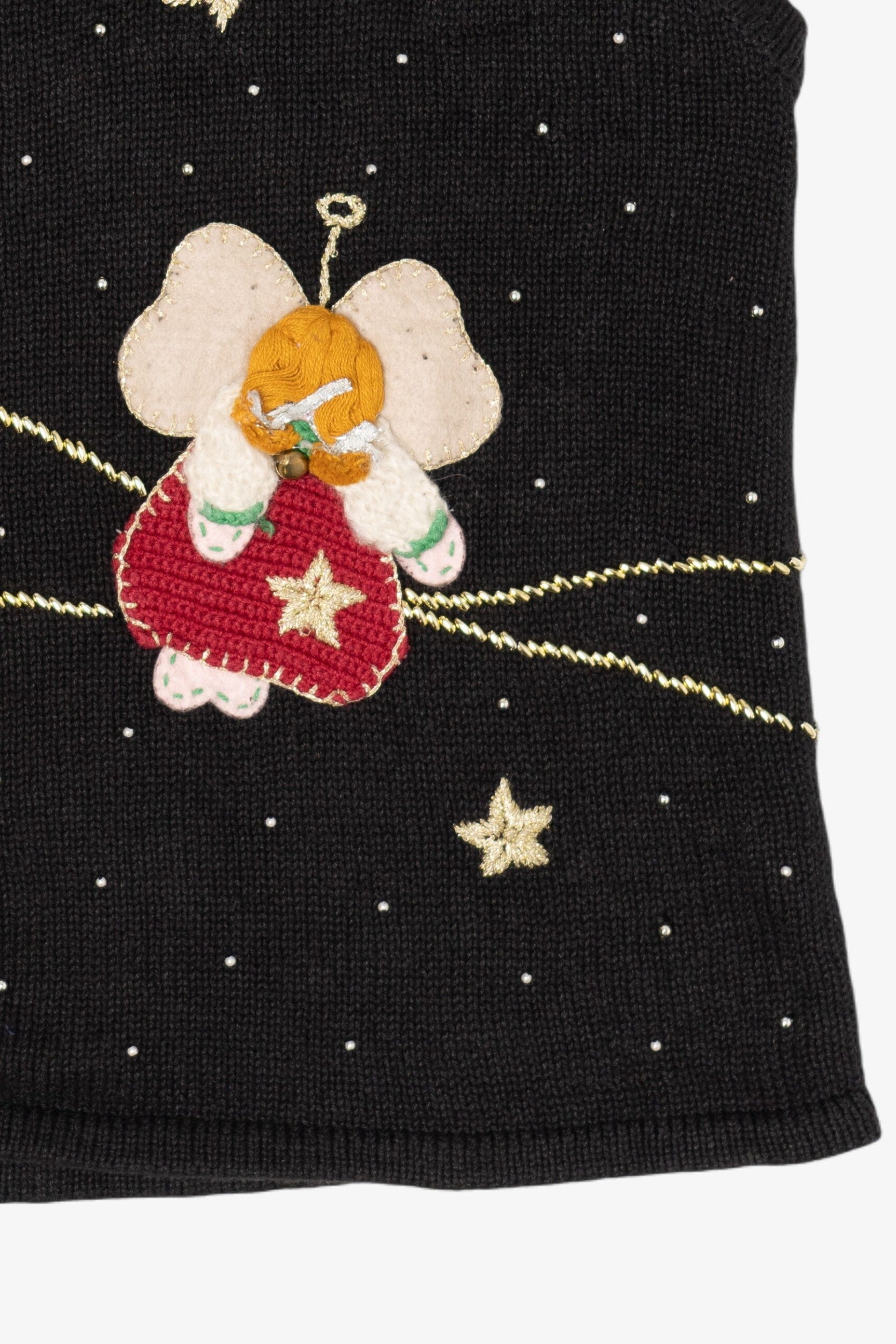 Vintage Bobbie Brooks Angels Ugly Christmas Vest (1990s)