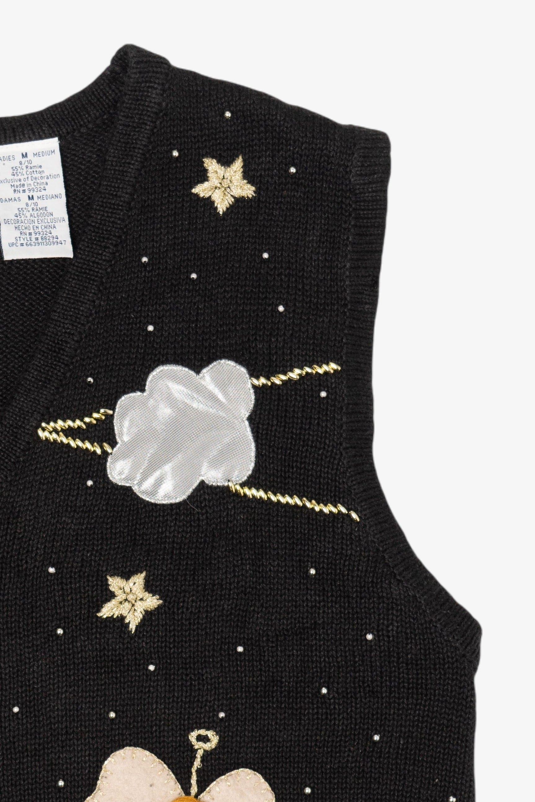 Vintage Bobbie Brooks Angels Ugly Christmas Vest (1990s)