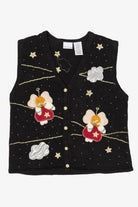 Vintage Bobbie Brooks Angels Ugly Christmas Vest (1990s)
