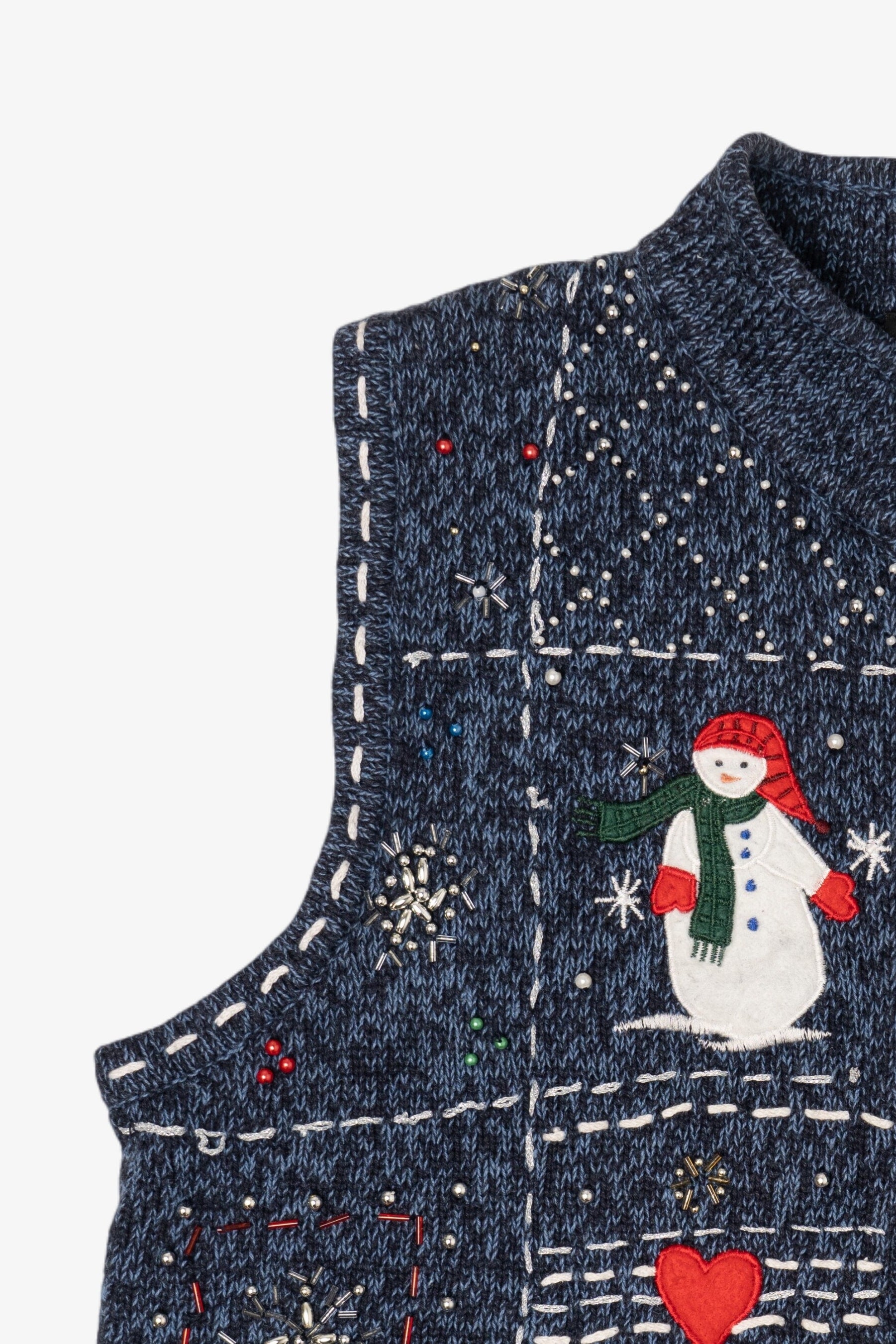 Vintage Erika Ugly Christmas Vest (1990s)