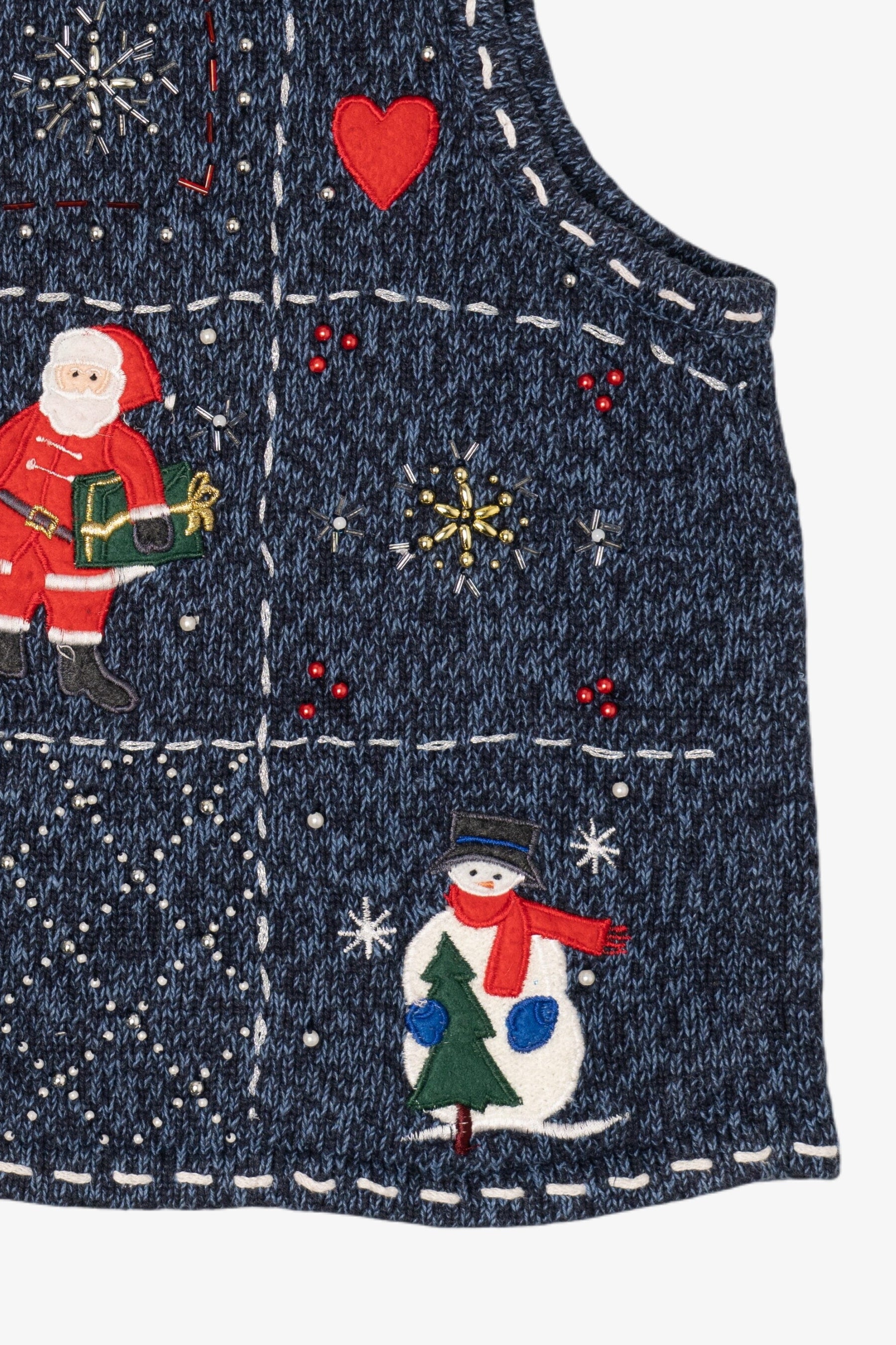 Vintage Erika Ugly Christmas Vest (1990s)