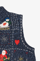 Vintage Erika Ugly Christmas Vest (1990s)