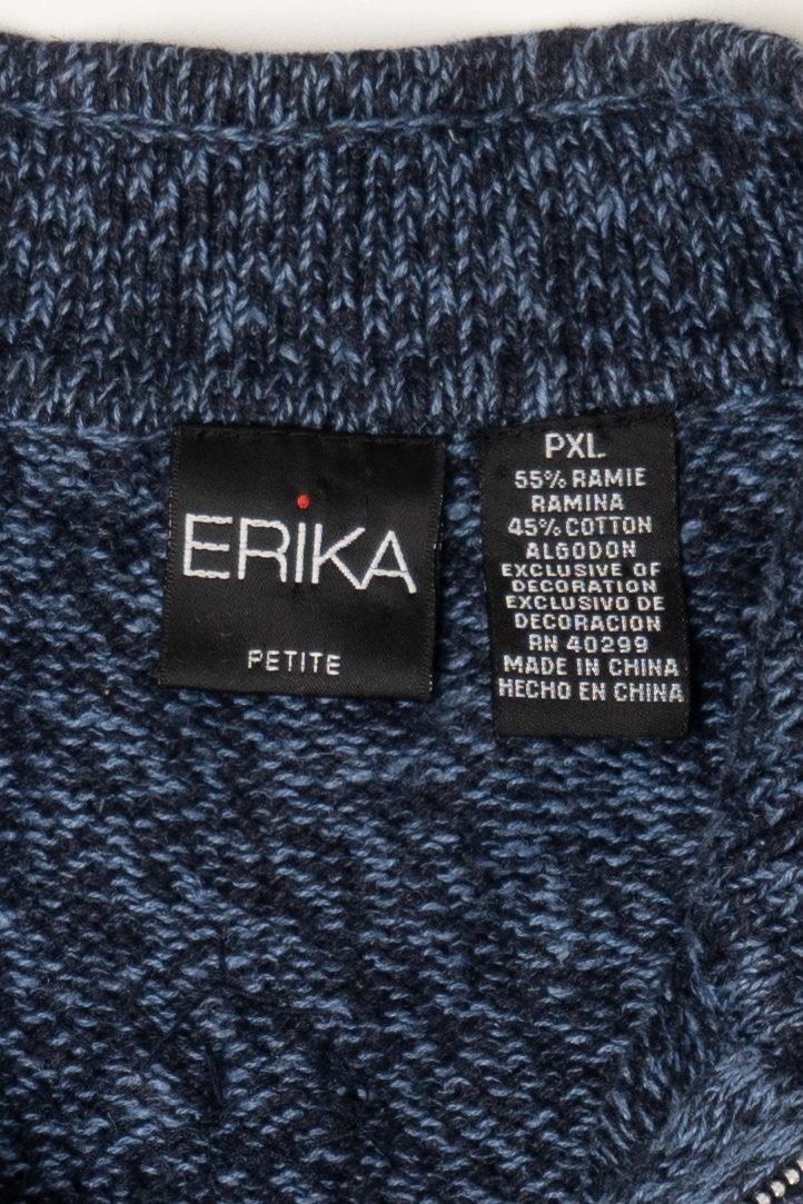 Vintage Erika Ugly Christmas Vest (1990s)