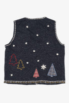 Vintage North Crest Trees Ugly Christmas Vest (1990s)
