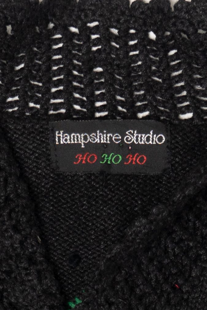 Vintage Hampshire Studio Roses Ugly Christmas Vest (1990s)