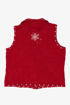 Vintage Studio Joy Snowflakes Ugly Christmas Vest (1990s)