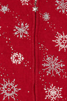 Vintage Studio Joy Snowflakes Ugly Christmas Vest (1990s)