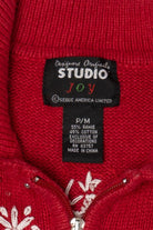 Vintage Studio Joy Snowflakes Ugly Christmas Vest (1990s)