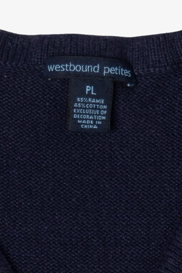 Vintage Westbound Nativity Scene Ugly Christmas Vest (1990s)