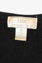 Vintage Lisa International Flowers Ugly Christmas Vest (1990s)