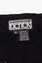 Vintage Y2k Lightweight Black Berek Snowmen Ugly Christmas Pullover (2000s)