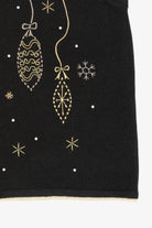 Vintage Black Unknown Ugly Christmas Vest (1990s)