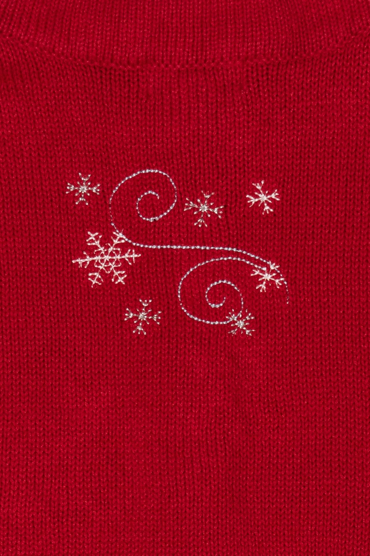 Vintage Red Christopher & Banks Polar Bear & Penguin Ugly Christmas Vest (1990s)