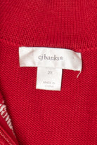 Vintage Red CJ Banks Snowman Ugly Christmas Vest (1990s)