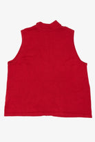 Vintage Red CJ Banks Snowman Ugly Christmas Vest (1990s)