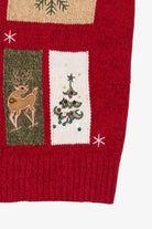 Vintage Red Crystal Kole Ugly Christmas Vest (2000s)