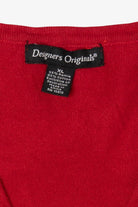 Vintage Red Designers Originals Trees Ugly Christmas Vest (2000s)