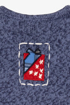 Vintage Blue Bobbie Brooks Ugly Christmas Vest (1990s)