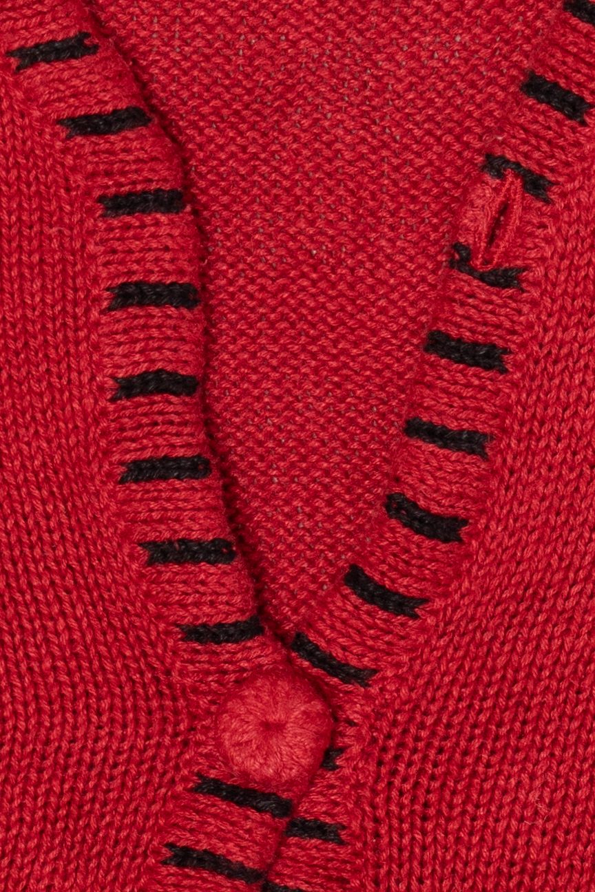 Vintage Red Holiday Editions Reindeer Ugly Christmas Vest (2000s)