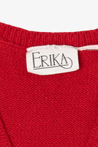 Vintage Red Erika Ugly Christmas Vest (1990s)