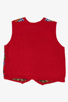 Vintage Red Erika Ugly Christmas Vest (1990s)