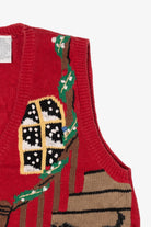 Vintage Red Capacity Ugly Christmas Vest (1990s)