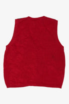 Vintage Red Capacity Ugly Christmas Vest (1990s)