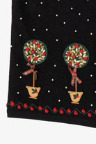 Vintage Black Charter Club Ugly Christmas Vest (2000s)