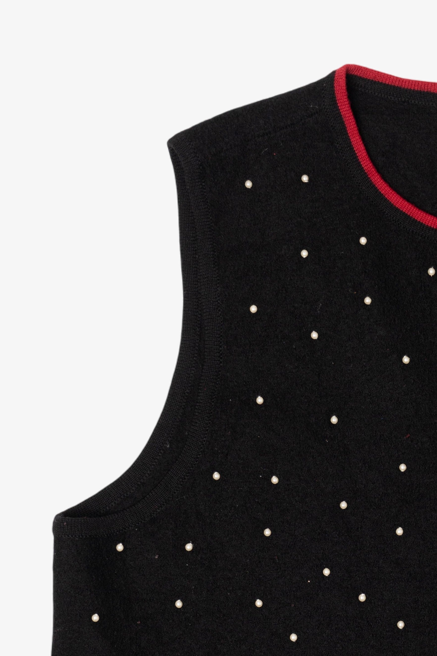 Vintage Black Charter Club Ugly Christmas Vest (2000s)