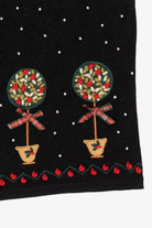Vintage Black Charter Club Ugly Christmas Vest (2000s)