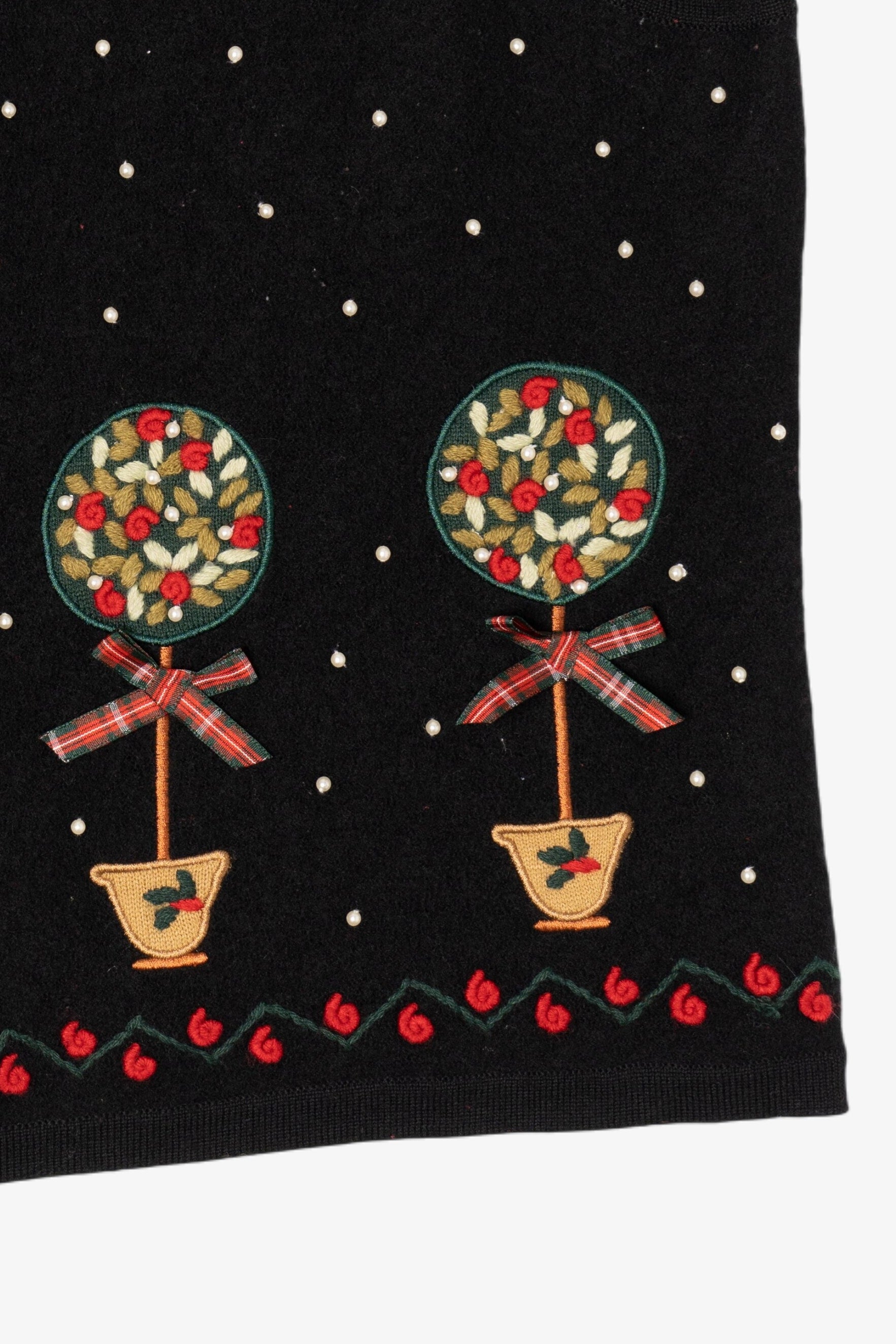 Vintage Black Charter Club Ugly Christmas Vest (2000s)