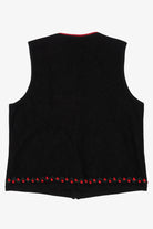 Vintage Black Charter Club Ugly Christmas Vest (2000s)