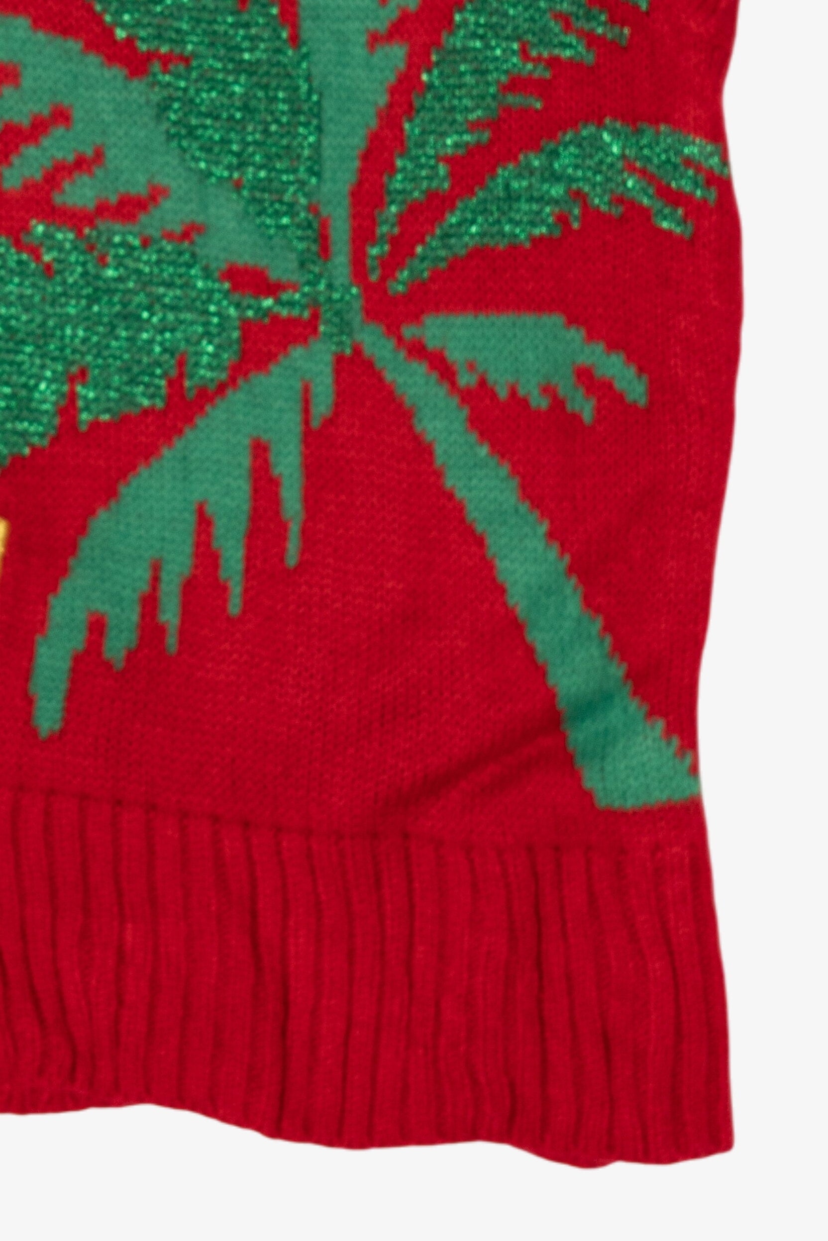 Modern Red Flamingo Ugly Christmas Vest (2010s)