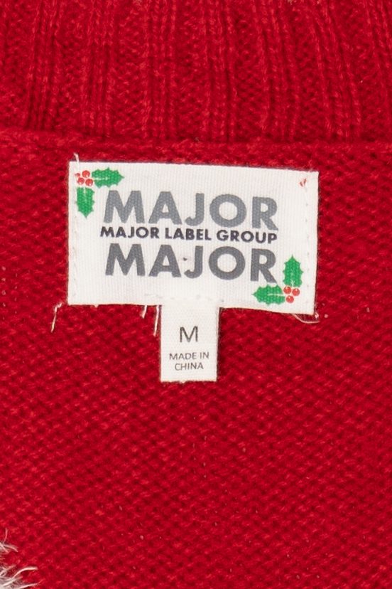 Modern Red Flamingo Ugly Christmas Vest (2010s)