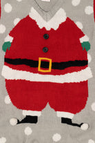 Modern Gray Santa Body Ugly Christmas Vest (2010s)
