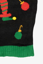 Modern Black Elf Body Ugly Christmas Vest (2010s)