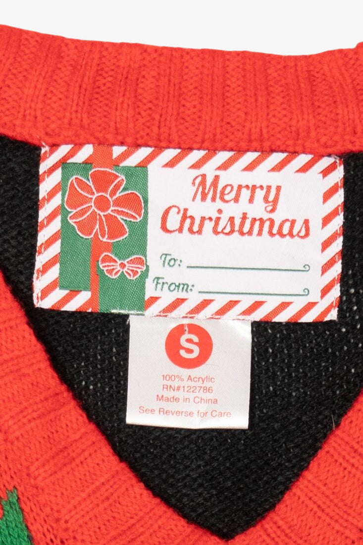 Modern Black Elf Body Ugly Christmas Vest (2010s)