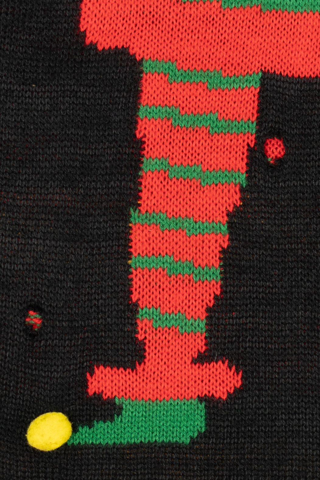 Modern Black Elf Body Ugly Christmas Vest (2010s)