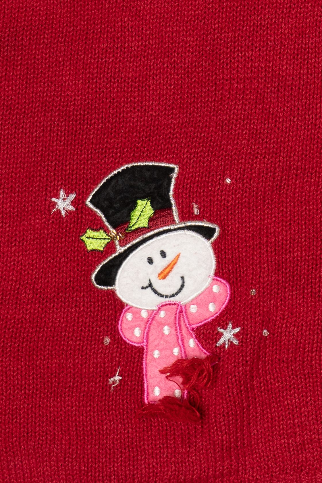Vintage Red Holiday Editions Snowmen Ugly Christmas Vest (1990s)