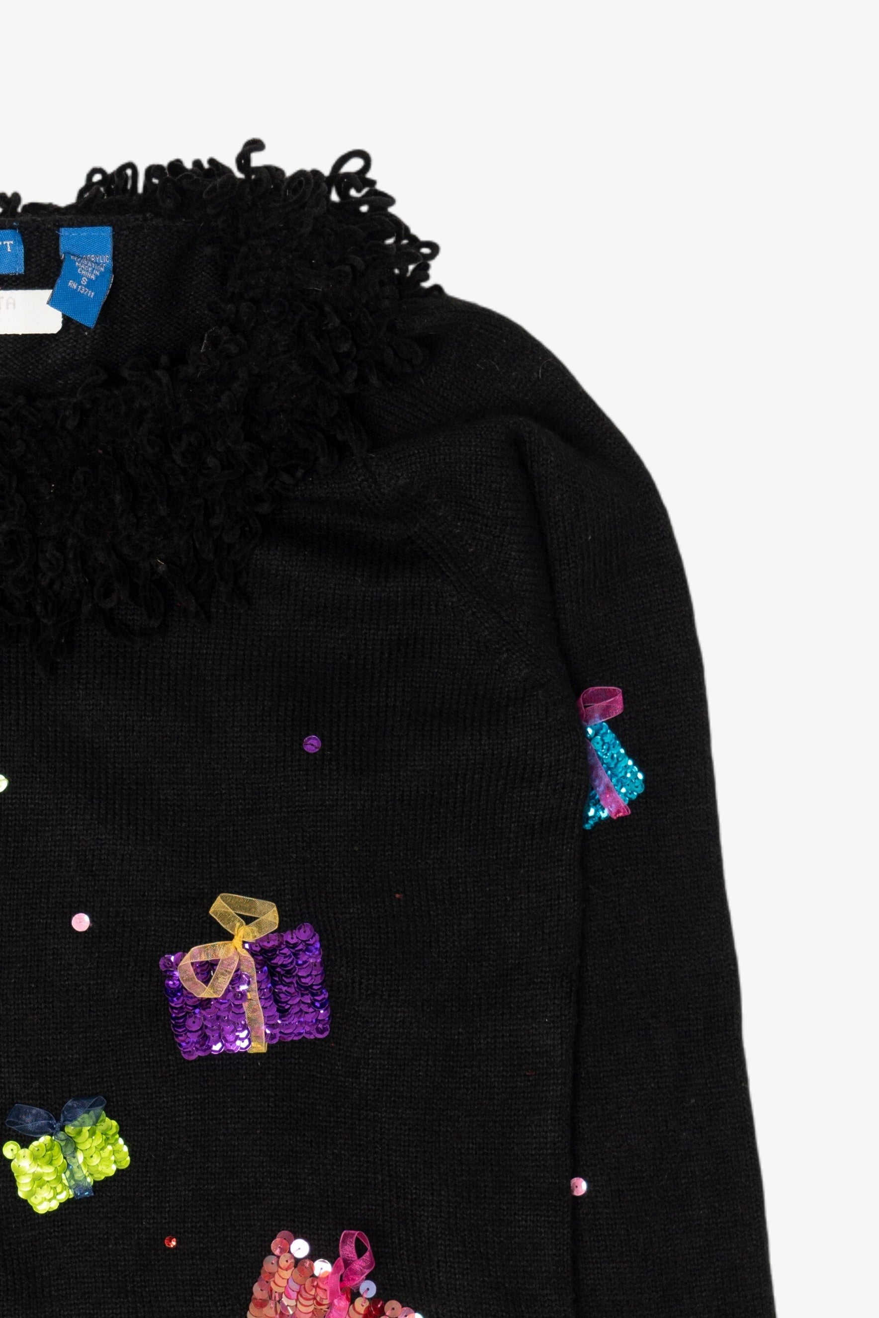 Vintage Y2k Lightweight Presents Ugly Christmas Pullover (2000s)