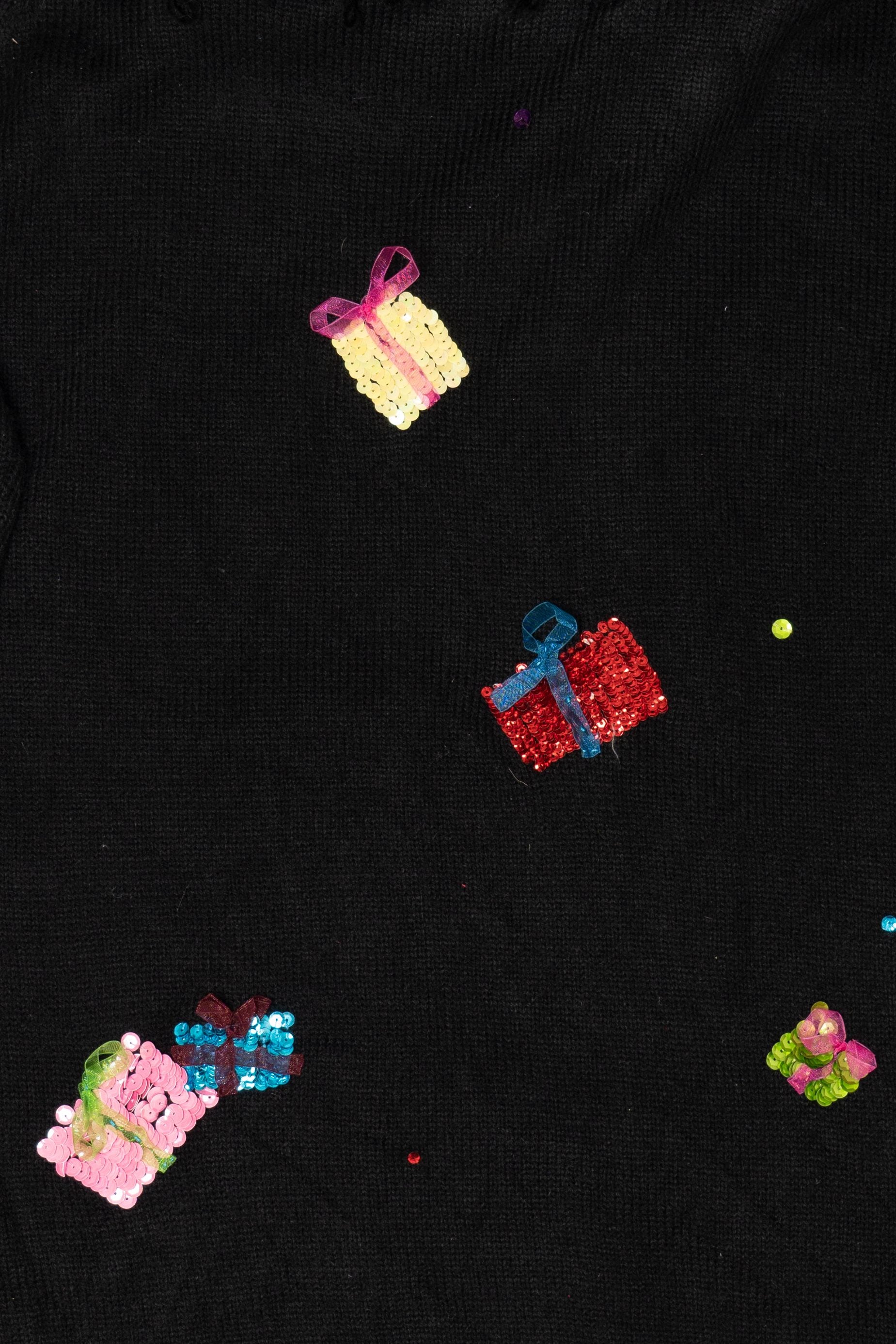 Vintage Y2k Lightweight Presents Ugly Christmas Pullover (2000s)