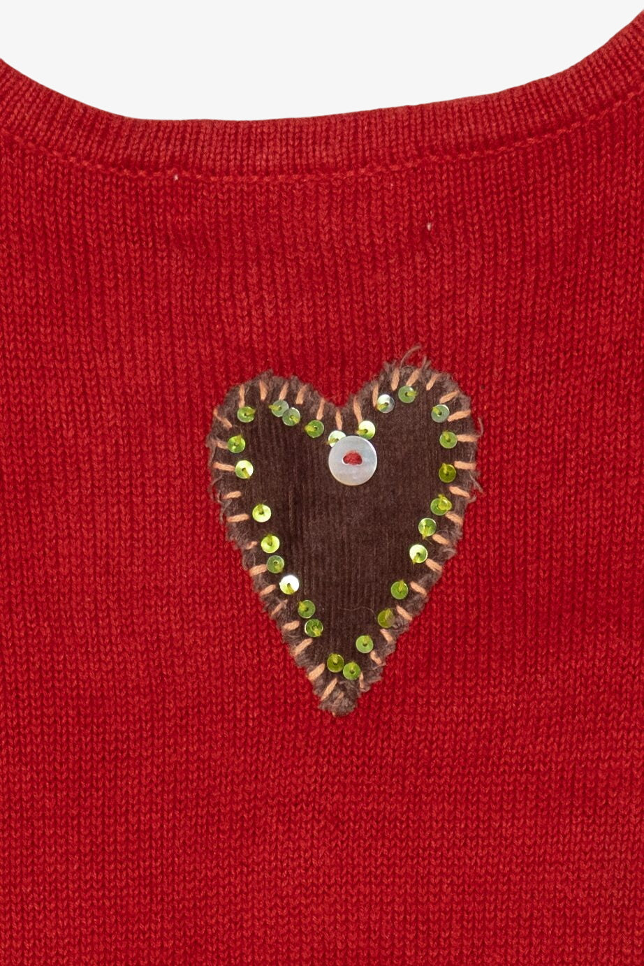 Vintage Y2k Lightweight Red Susan Bristol Tree Ugly Christmas Pullover (2000s)