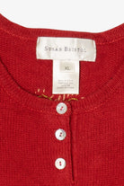 Vintage Y2k Lightweight Red Susan Bristol Tree Ugly Christmas Pullover (2000s)